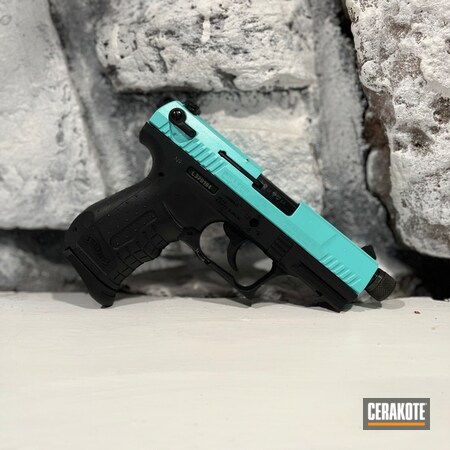 Powder Coating: S.H.O.T,Pistol,Walther,Robin's Egg Blue H-175