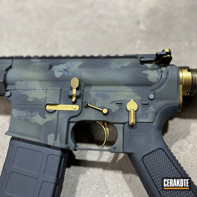 Cartoon finished with Rapid Ceramic Paint Sealant Kit, Matte Armor Clear,  O.D. Green, Multicam® Olive and Gen II Graphite Black