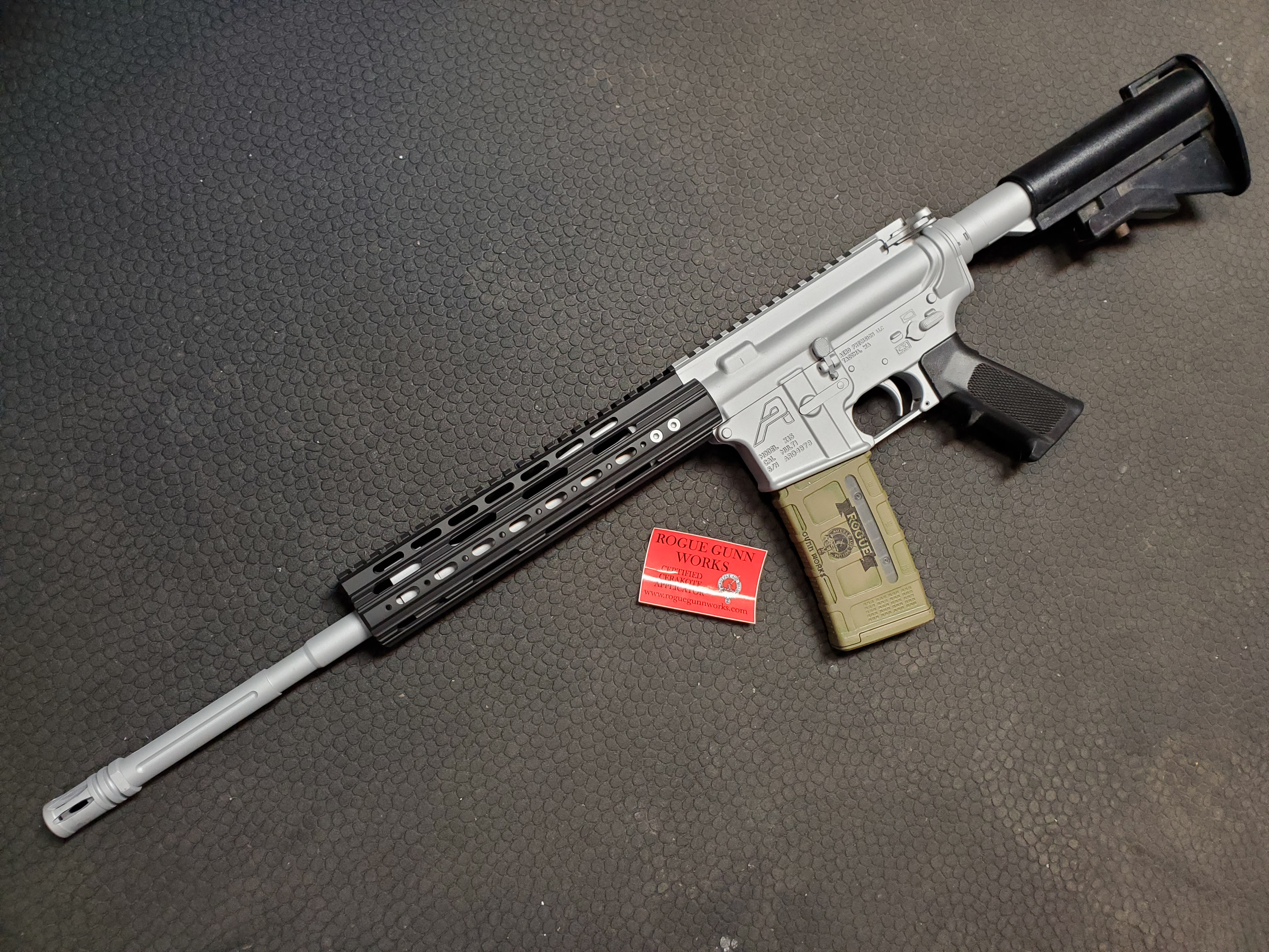 A rusty AR-15 truck gun turned into something fun! | Cerakote