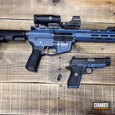 Powder Coating: S.H.O.T,Pistol,Blue Titanium H-185,AR Pistol,9mm Luger
