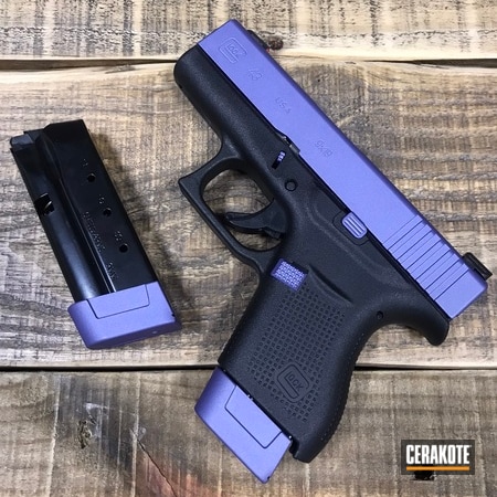 Powder Coating: Glock 43,CRUSHED ORCHID H-314,S.H.O.T,Pistol