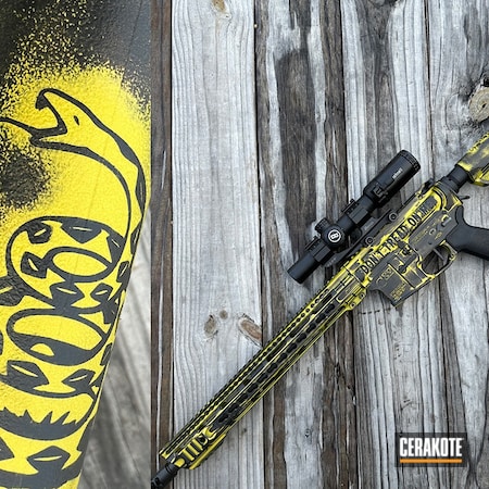 Powder Coating: Graphite Black H-146,AR Rifle,S.H.O.T,Gold H-122,Electric Yellow H-166,Battleworn,Dont Tread On Me