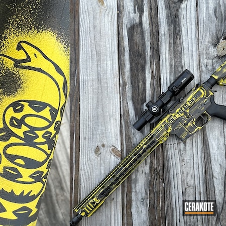 Powder Coating: Graphite Black H-146,AR Rifle,S.H.O.T,Gold H-122,Electric Yellow H-166,Battleworn,Dont Tread On Me