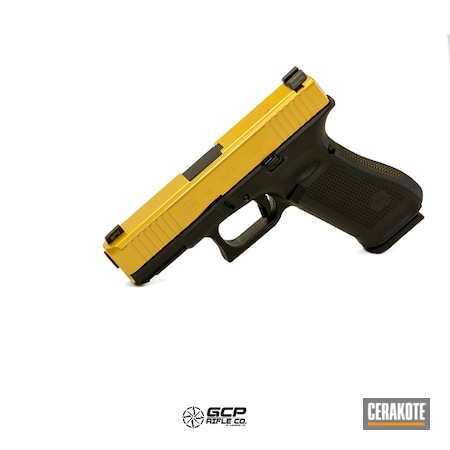 Powder Coating: Gold V-172,Laser Engrave,Glock,S.H.O.T,Gold,Gold H-122,Clear Coat,Glock 45