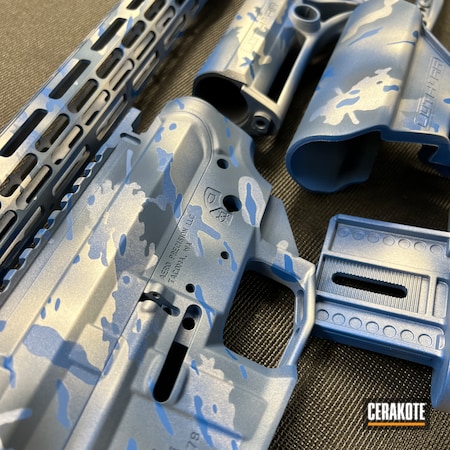 Powder Coating: KEL-TEC® NAVY BLUE H-127,Graphite Black H-146,Distressed,NRA Blue H-171,AR Rifle,S.H.O.T,Crushed Silver H-255,Camo,Custom Camo