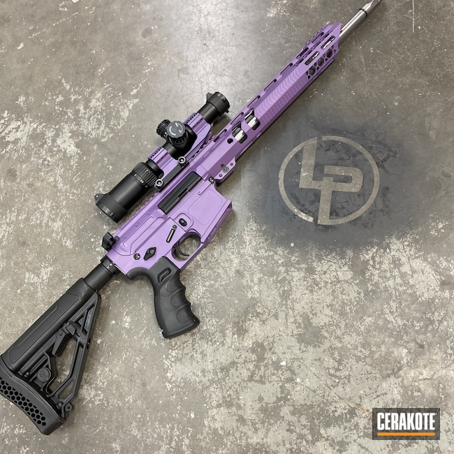 Cerakoted: S.H.O.T,Custom,Bright Purple H-217,AR Rifle,AR-15