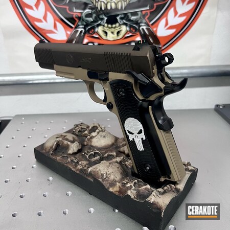 Powder Coating: BLACKOUT E-100,1911,S.H.O.T,Pistol,Burnt Bronze H-148,Coyote Tan H-235