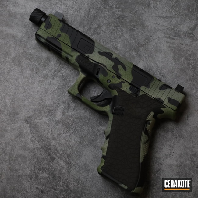 Multicam® Bright Green, Benelli® Sand And Graphite Black Custom Camo