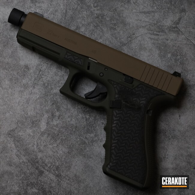 Cerakoted Glock 22 In H-236 And H-265