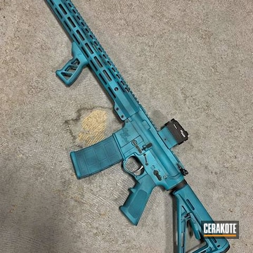 Graphite Black And Aztec Teal Ar15 Builders Kit