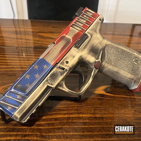 Powder Coating: Graphite Black H-146,Smith & Wesson,Distressed,NRA Blue H-171,S.H.O.T,SD40VE,American Flag,FIREHOUSE RED H-216,Battleworn,Light Sand H-142,Distressed American Flag