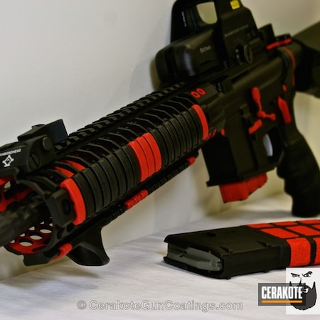 Powder Coating: Red,Graphite Black H-146,Black,Complete Build,USMC Red H-167,Tactical Rifle,Rail