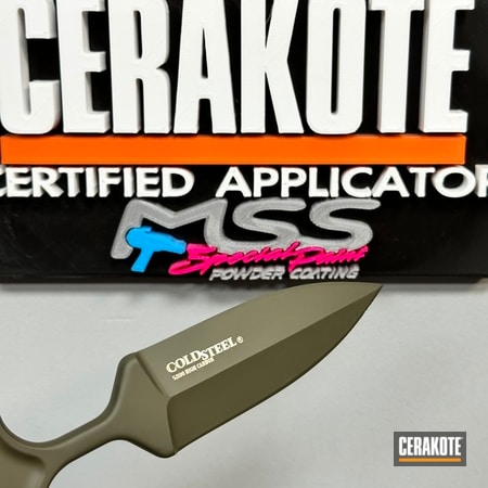 Powder Coating: Knife,O.D. Green H-236,Knife Bead