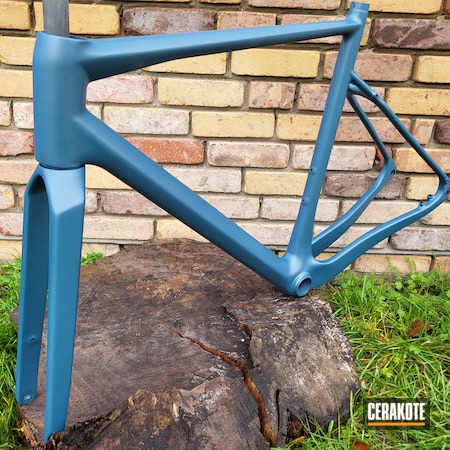 Powder Coating: Bike Frame,Blue Titanium H-185,Bicycle,Bicycles,Bicycle Frame