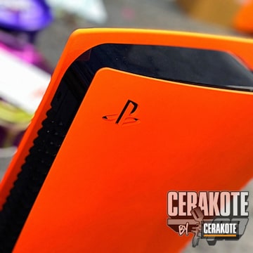 Hunter Orange Ps5 Faceplate & Back Cover