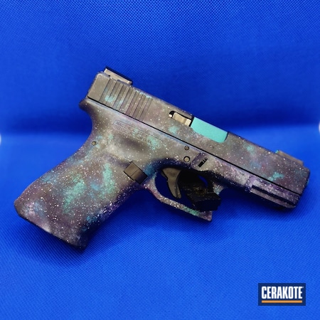 Powder Coating: Out of this World,S.H.O.T,Robin's Egg Blue H-175,MATTE ARMOR CLEAR H-301,Galaxy,Prison Pink H-141,NRA Blue H-171,Stormtrooper White H-297,Glock 23,9mm Conversion,Glock 19,USMC Red H-167,Midnight Blue H-238,Galaxy Gun,Gun Candy Stingray,Galaxy Camo