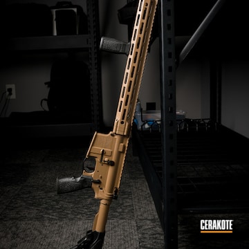 Cerakoted Barrett® Brown Ar Rifle