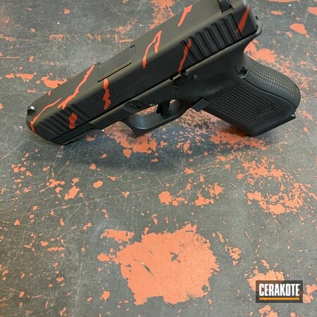 Powder Coating: Crimson H-221,Glock,Tiger Stripes,S.H.O.T,Pistol,Cetactical,Armor Black H-190,Suffolk Cerakote