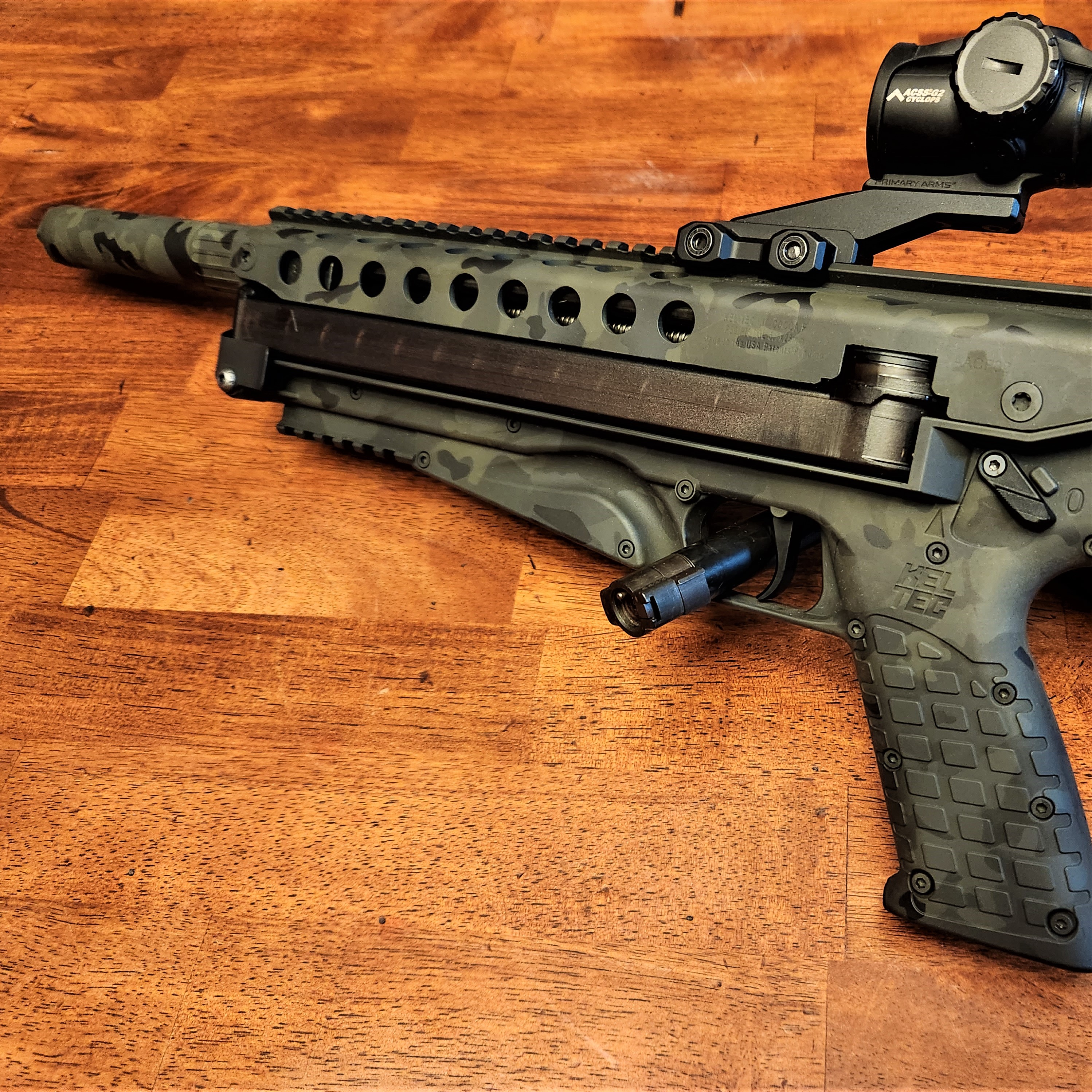 Kel-Tec P50 Black Multi-Cam | Cerakote