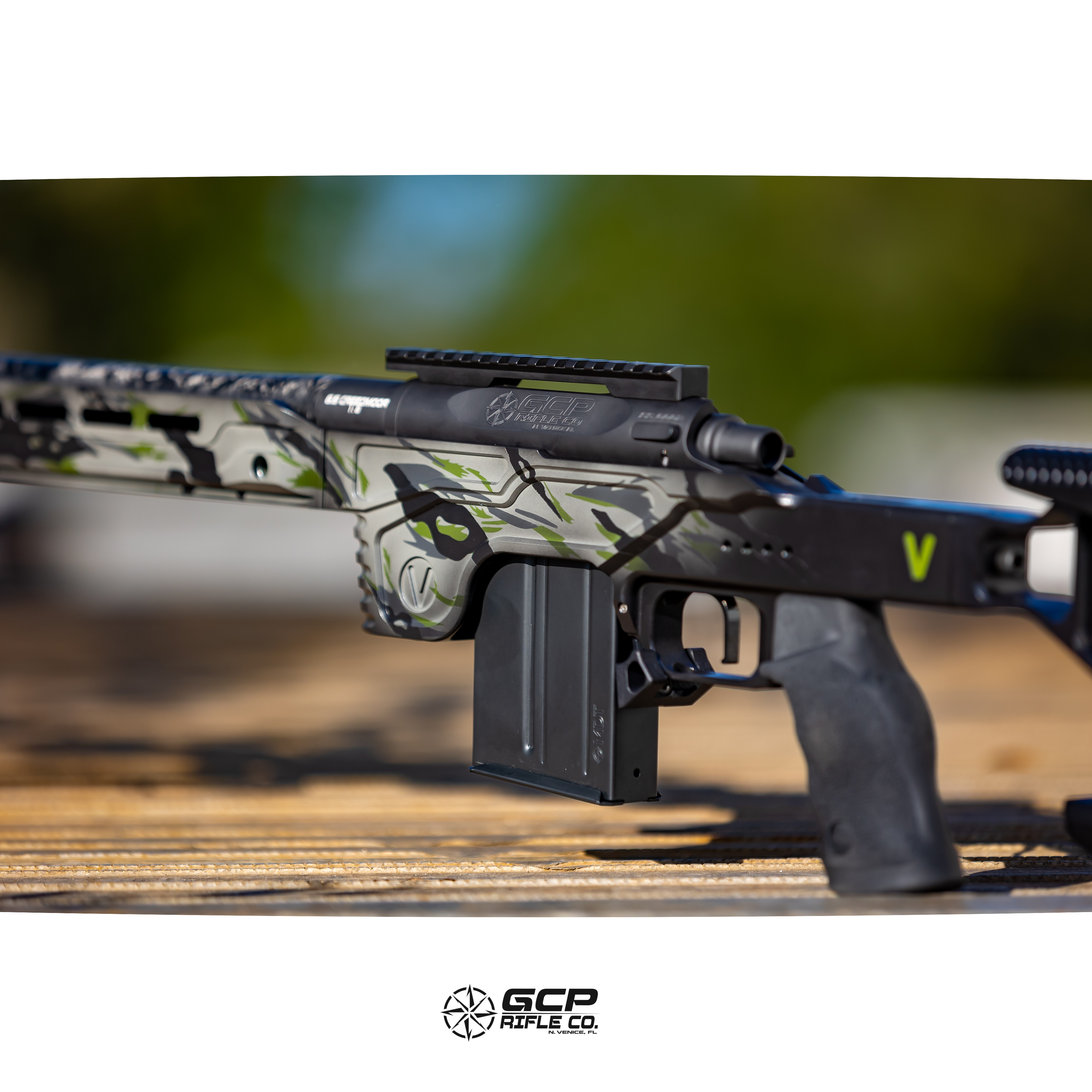 Recoil Magazine Rifle. Custom camo pattern done on a Vision chassis ...