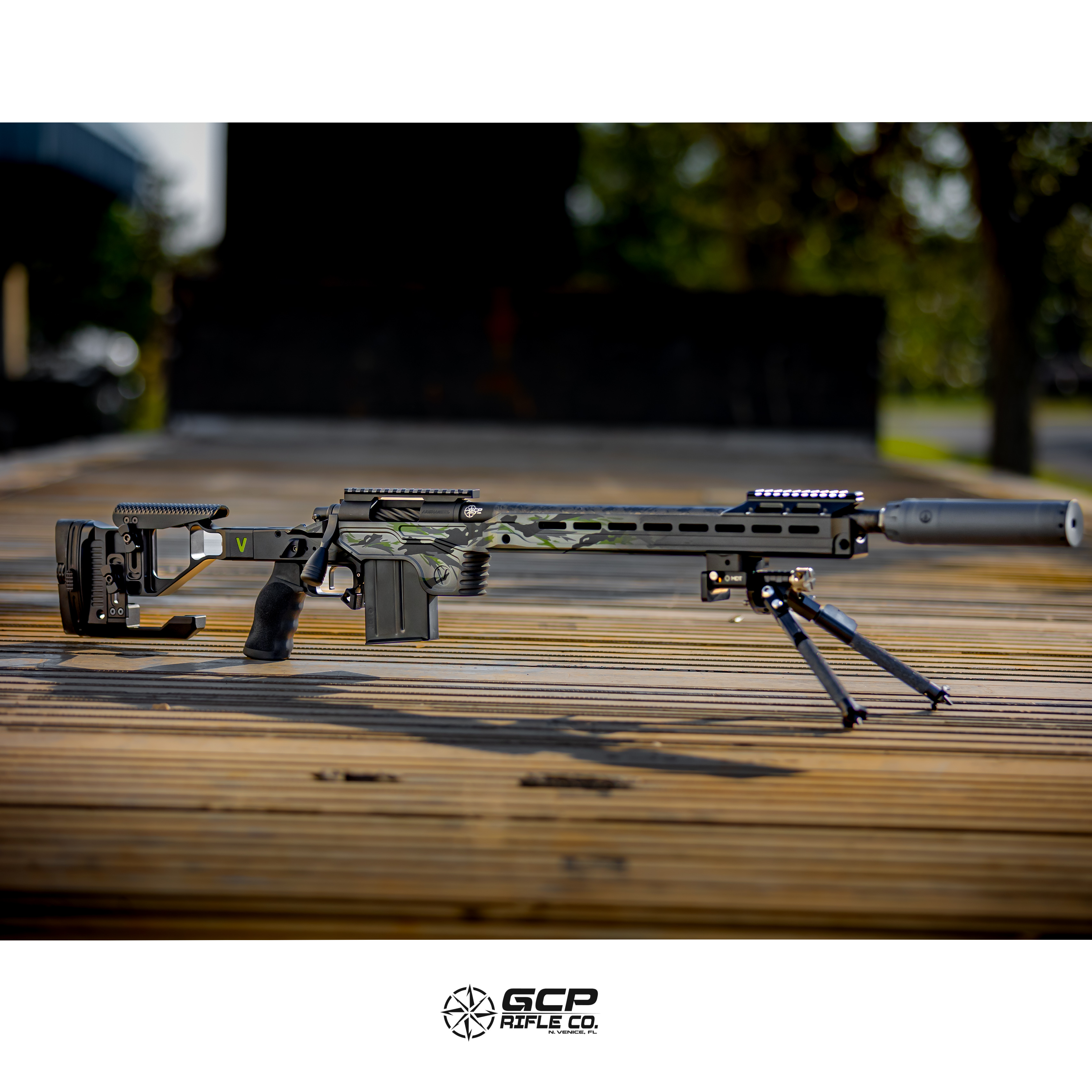 Ceramic Rifles Recoil Magazine Rifle. Custom camo pattern done on a Vision chassis ...