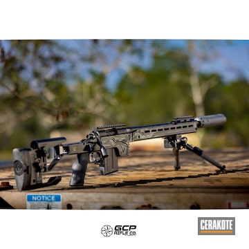 Recoil Magazine Rifle. Custom Camo Pattern Done On A Vision Chassis Build