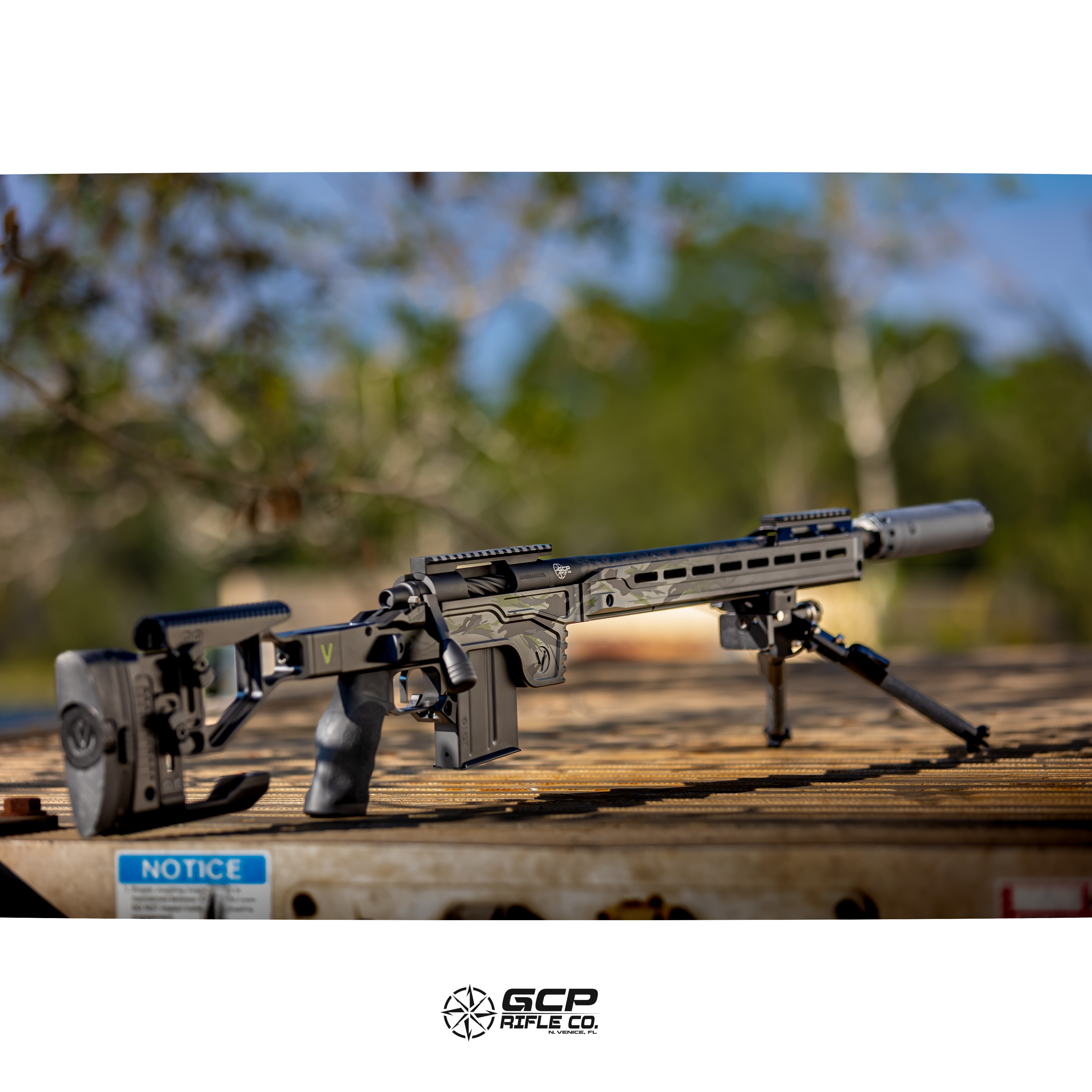 Ceramic Rifles Recoil Magazine Rifle. Custom camo pattern done on a Vision chassis ...
