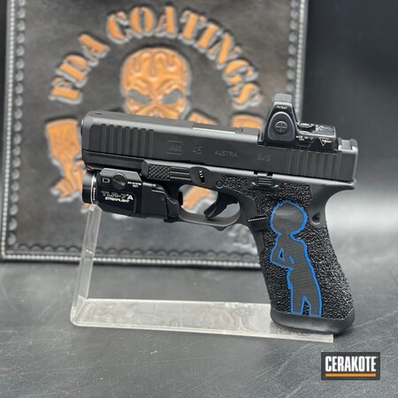 Powder Coating: Graphite Black H-146,Glock,NRA Blue H-171,Thin Blue Line,S.H.O.T,Pistol,Glock 45