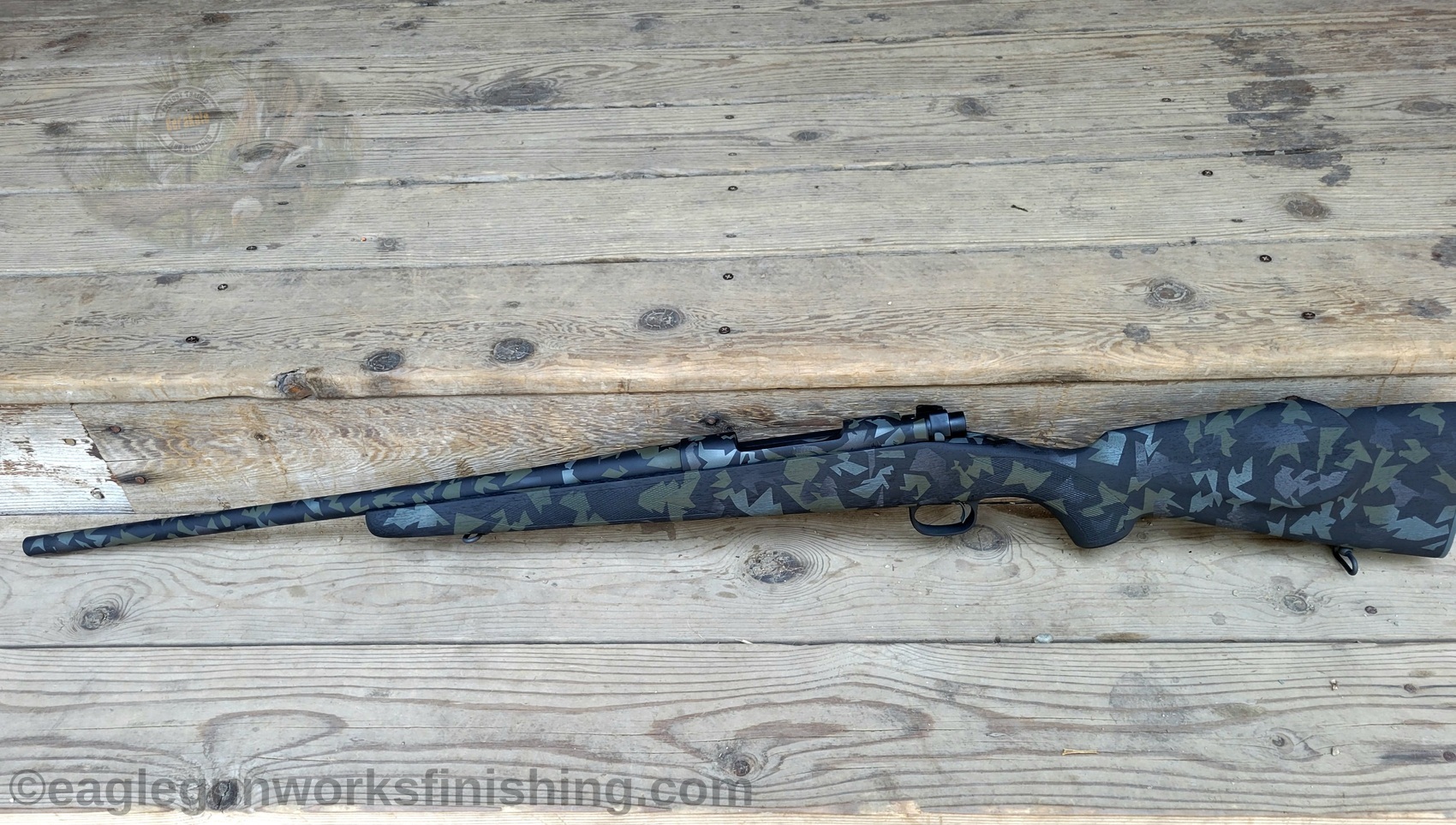 Winchester Mod 70 In M90/Splinter Type Camo | Cerakote