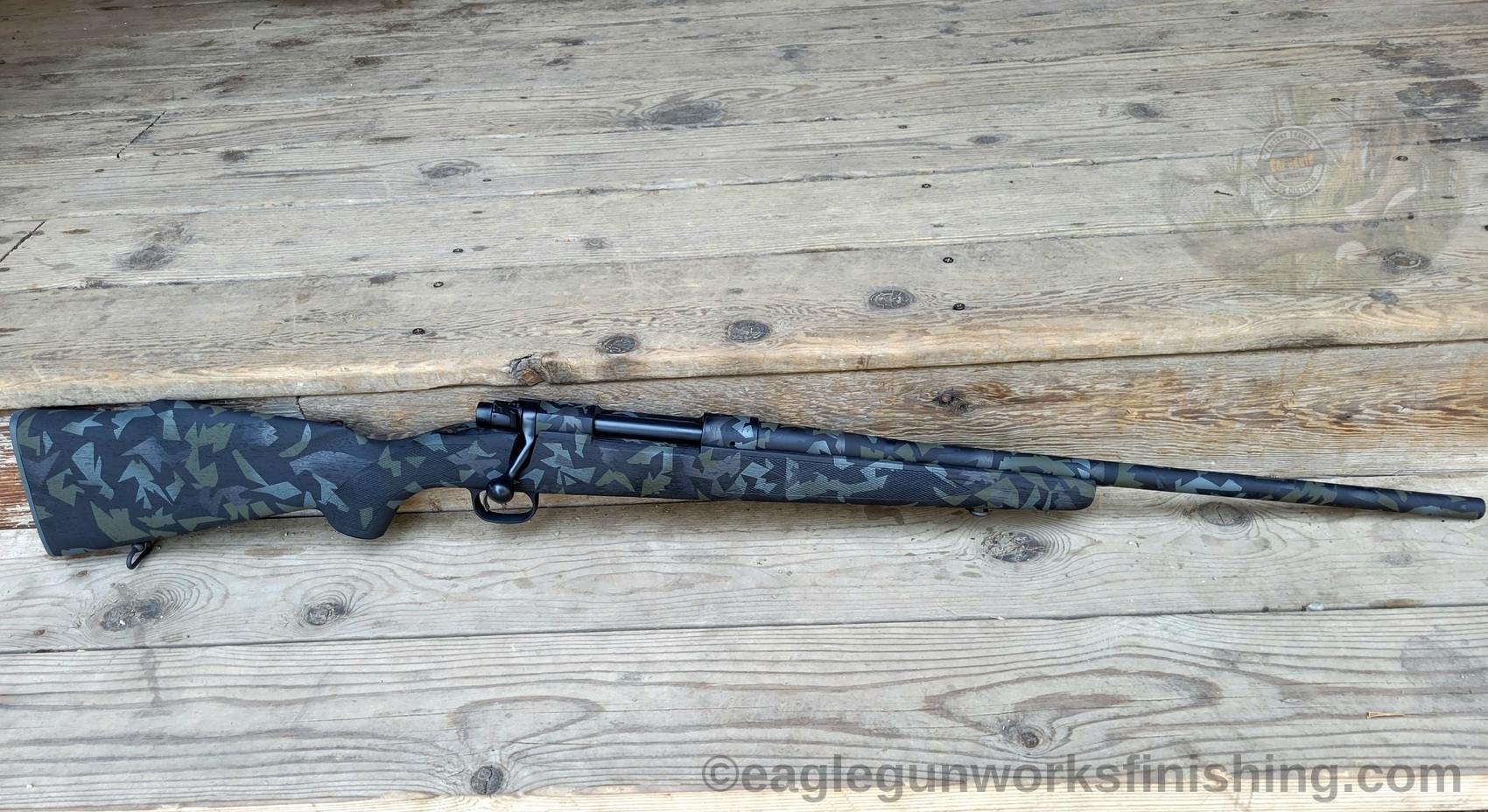 Splinter Types Winchester Mod 70 In M90/Splinter Type Camo | Cerakote