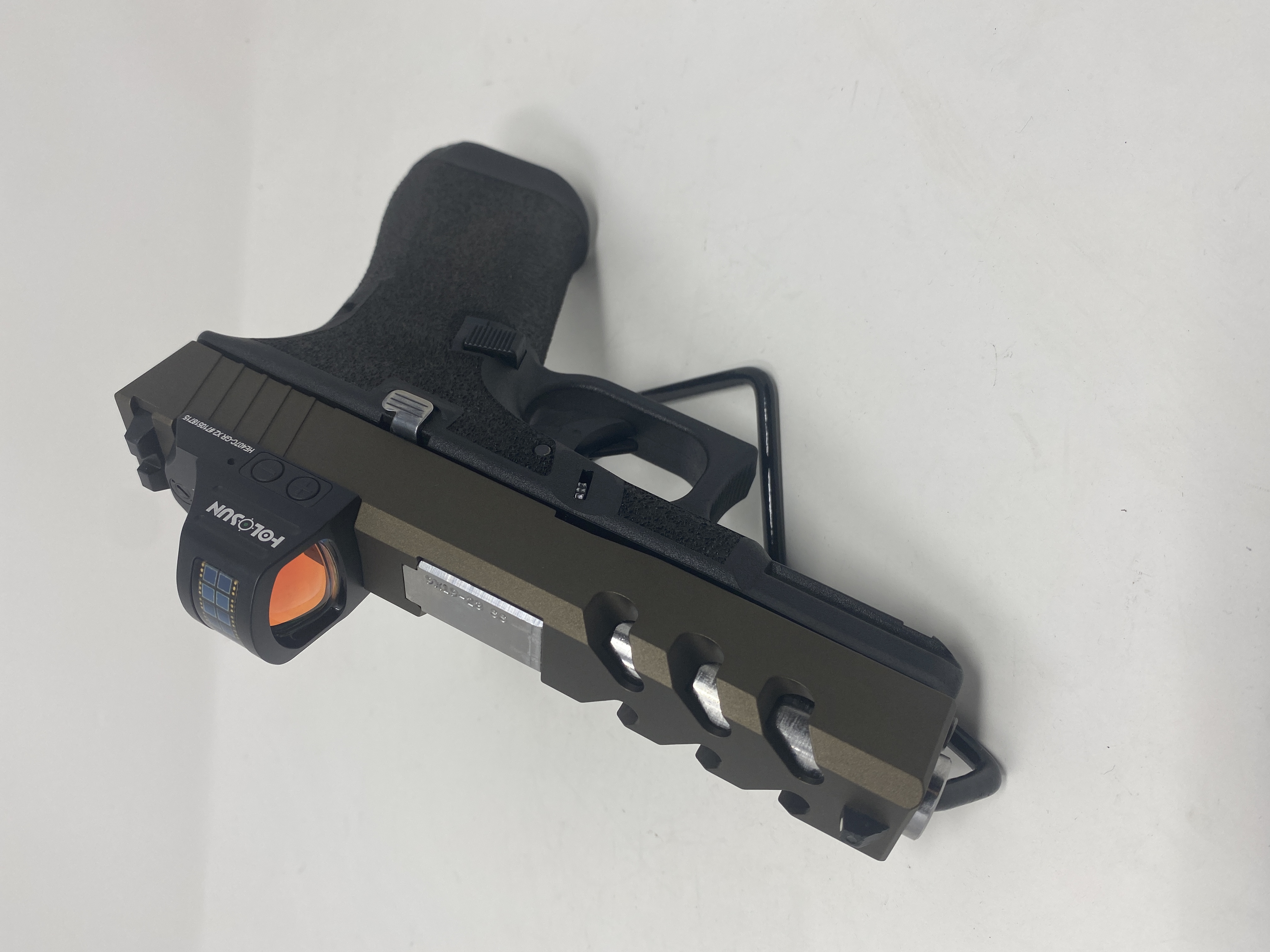 Bronze Color Raptor Bronze Raptor with Optic and Operator Stipple | Cerakote
