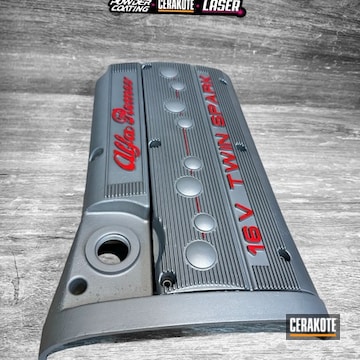 Cerakoted Valve Covers In Mc-157, Mc-161 And H-306