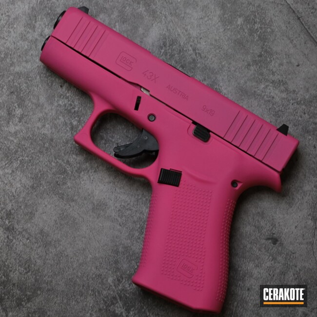 Cerakoted  Pink Glock 43x  In H-141