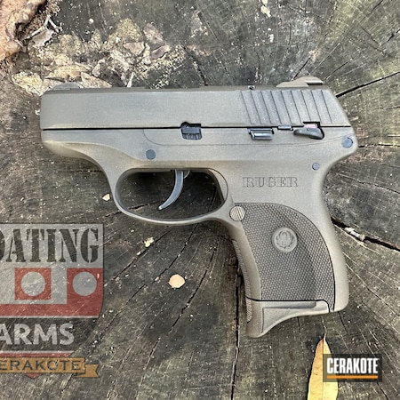 Powder Coating: COPPER SUEDE H-310,SMOKED BRONZE H-359,S.H.O.T,Pistol,Armor Black H-190,Coating Arms,Ruger LC9,Patriot Brown H-226,Worn,Coating Arms Cerakote