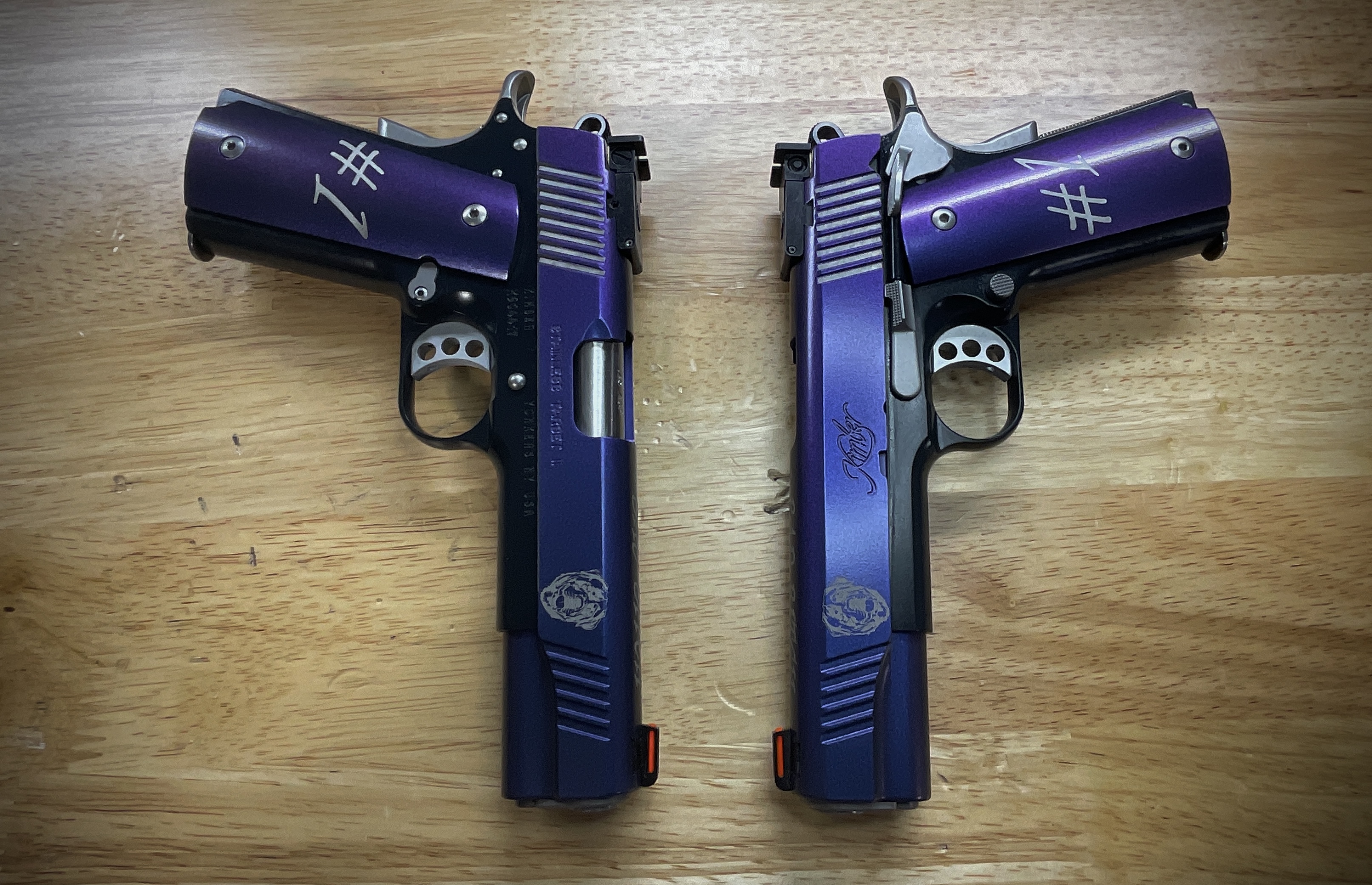 Socom Blue Matching Kimber 1911 FX Over Socom Blue | Cerakote