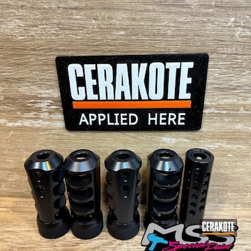 Cerakoted Blackout Firearm Parts