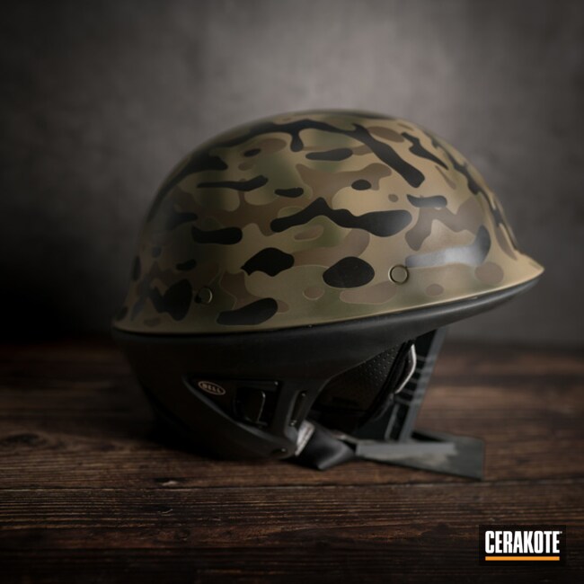 Armor Black, Patriot Brown, Smoked Bronze, O.d. Green And Magpul® Flat Dark Earth Camo Helmet