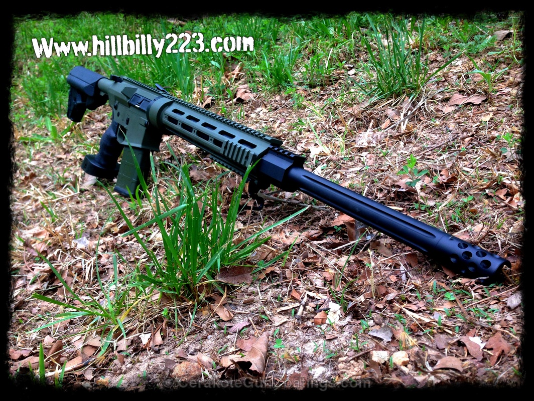 H-236 O.D. Green with H-146 Graphite Black by Hillbilly223 | Cerakote