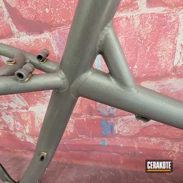 Cerakoted Bicycle Frame In Mc-161