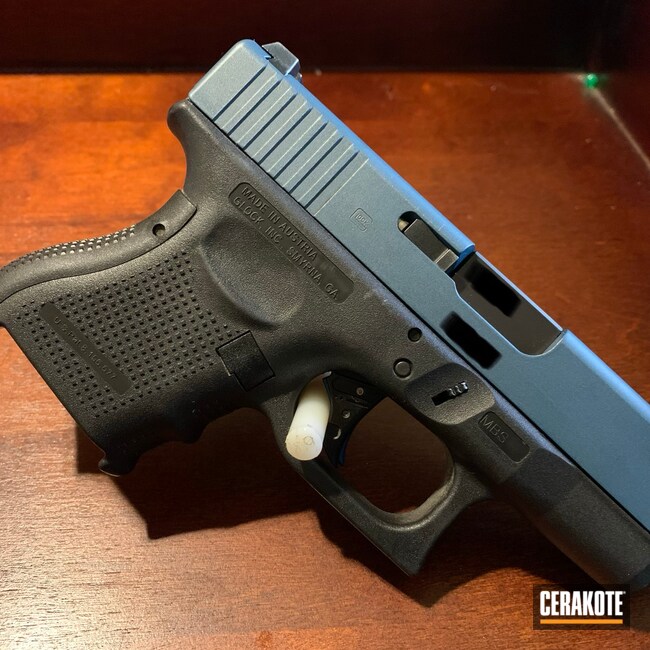 Cerakoted: S.H.O.T,Glock 34,Pistol,Glock,.357 Sig,Kriger Operational Cartel,Blue Titanium H-185