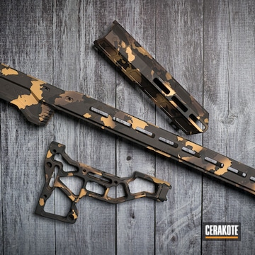 Cerakoted Armor Black, Vortex® Bronze And Gold Chassis
