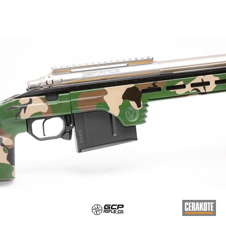 Powder Coating: Rifle Chassis,Chocolate Brown H-258,S.H.O.T,Precision Rifle,Vision Products,Highland Green H-200,Armor Black H-190,Camo,Bolt Action Rifle,MCMILLAN® TAN H-203