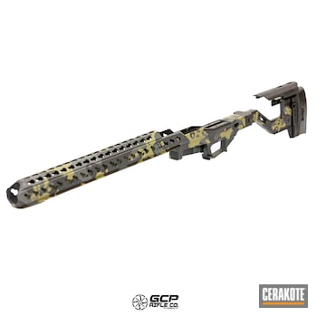 Accuracy International Chassis Tri-color Splat Pattern