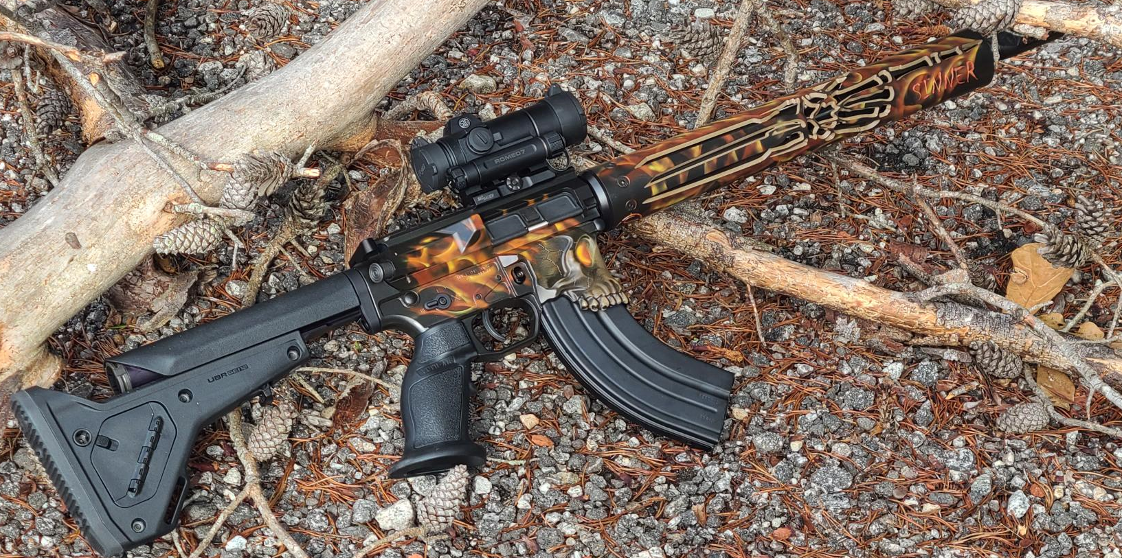 Ghost Rider Corvette Ghost Rider AR47 | Cerakote