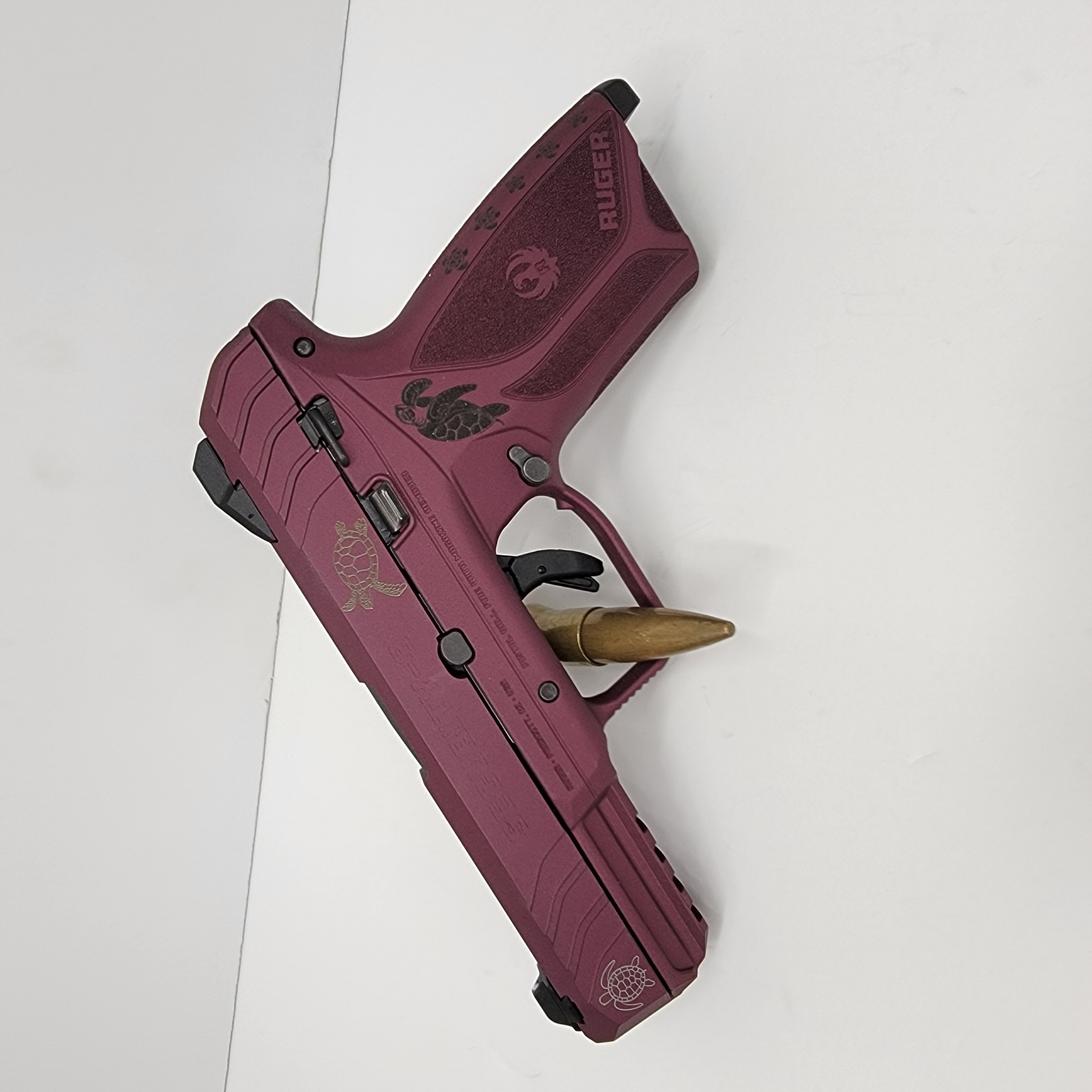 Cherry 2000 Ruger Ruger Security 9 finished in a Black Cherry Finish | Cerakote