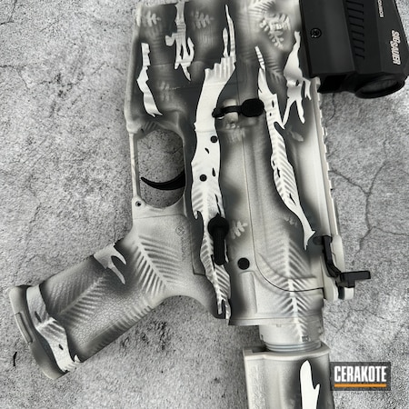 Powder Coating: Snow White H-136,SPRINGFIELD® GREY H-304,S.H.O.T,9mm AR pistol,SIG™ DARK GREY H-210,Snow Camo,Diamondback Firearms