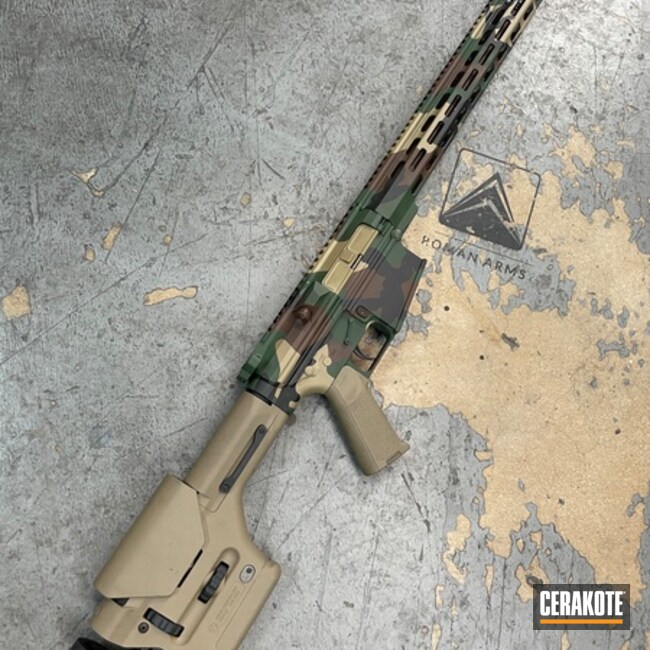 Highland Green, Coyote Tan And Graphite Black Tactical Rifle