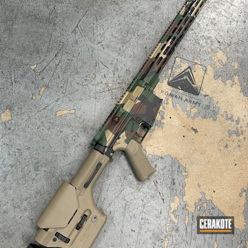Highland Green, Coyote Tan And Graphite Black Tactical Rifle