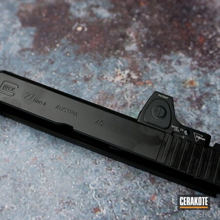 Powder Coating: Slide,Armor Black C-192,S.H.O.T,Pistol Slides,Glock 27