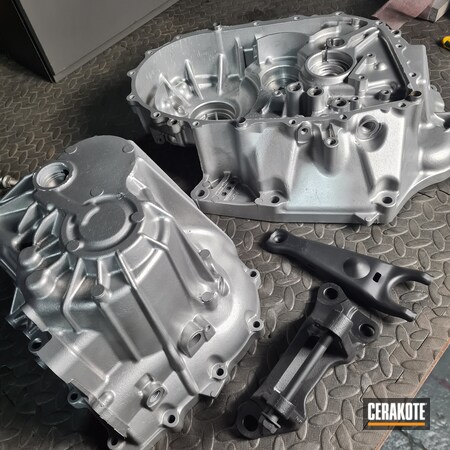 Powder Coating: Graphite Black H-146,Cerakote Clear - Aluminum MC-5100,Automotive,Honda Engine Parts,Honda